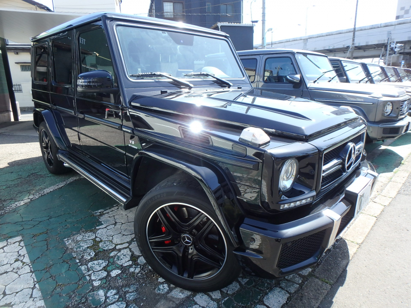 AMG Gクラス G63designoエクスクルーシブPKG　ディーラー車 サイドビューカメラ　 オブシディアンブラック