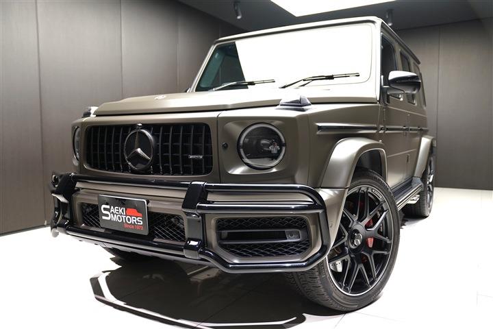 AMG Gクラス 2022年モデル G63 AMG世田谷Special order  マグノダークオリーブグリーン×レッド/ブラックツートンシート  カーボンインテリア カーボンコンビステアリング 22インチAW バンパーガード