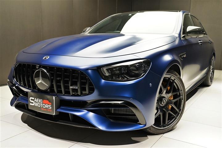 AMG Eクラス E63S　4MATIC　RHD　2021年モデル　正規ディーラー車　AMGカーボンPKG　カーボンブレーキ　ブリリアントブルーマグノ