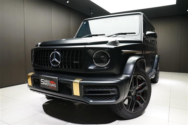 AMG Gクラス G63 ナイトPKG マヌファクトゥーアプログラム＋フルプロテクション　RHD 同色スペアカバー　21インチAW　カーボンインテリア