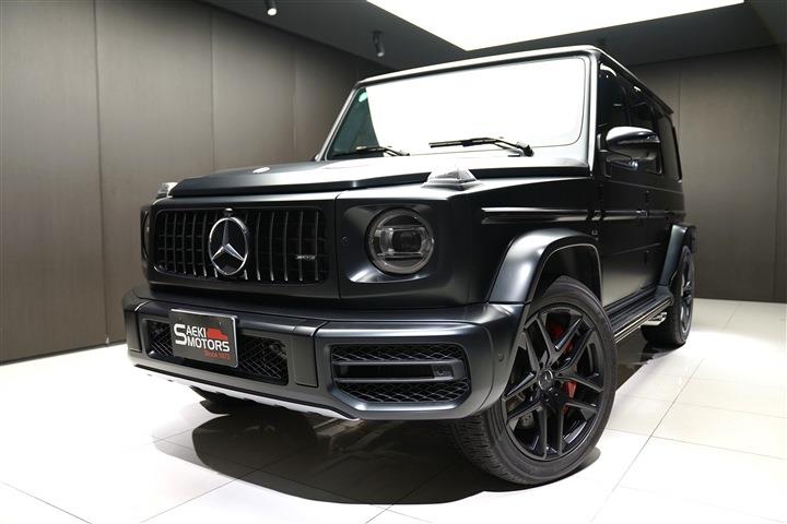 AMG Gクラス G63 マヌファクトゥーアプログラム＋　LHD 白革シート　同色スペアカバー　21インチAW