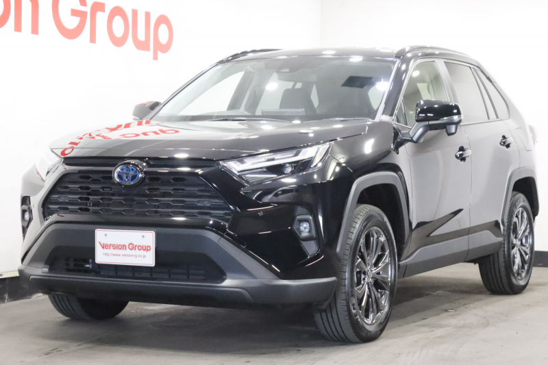 トヨタ RAV4 ハイブリッドX　新車保証継承付　ワンオーナー　後期モデル　メモリーナビ　フルセグ　バックカメラ　トヨタセーフティセンス　ETC　社外革調シートカバー　LEDヘッドライト　LEDフォグランプ　18AW　フロアマット