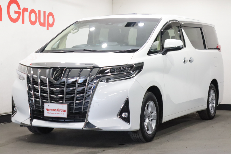 トヨタ アルファード X　新車保証継承付　ワンオーナー　禁煙車　ツインルーフ　後席モニター　デジタルインナーミラー　JBL　メモリ―ナビ　フルセグ　全周囲カメラ　セーフティセンス　社外革調シートカバー　8人乗り　両側PSD