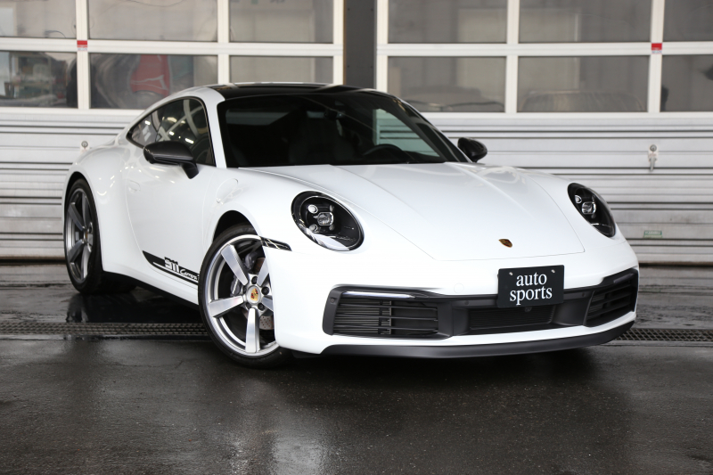 ポルシェ 911(Type992) カレラT　ワンオーナー　カーボンルーフ　スポエグ　