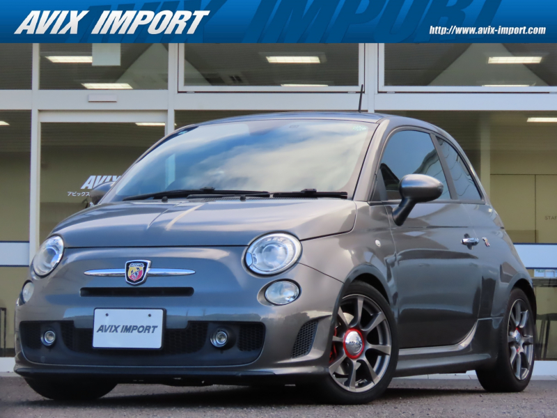 フィアット アバルト 500  ｸﾞﾘｰｼﾞｮﾚｺｰﾄﾞ 40台限定車 5MT 専用ｶﾗｰ ﾌﾞﾗｳﾝﾚｻﾞｰ ｷｾﾉﾝﾍｯﾄﾞﾗｲﾄ ETC ﾕｰｻﾞｰ買取車 禁煙