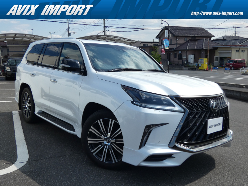 レクサス LX LX570 Black Sequence 特別仕様車 8人乗 ｾｰﾌﾃｨｼｽﾃﾑﾌﾟﾗｽ ｶﾞﾗｽSR 3眼LED 茶革 HUD 純正SDﾅﾋﾞ地ﾃﾞｼﾞ全周ｶﾒﾗ ﾘｱｴﾝﾀｰﾃｲﾒﾝﾄｼｽﾃﾑ ﾏｰｸﾚﾋﾞﾝｿﾝ TRDｸﾞﾘﾙ&ｽﾎﾟｲﾗｰ(F&R) 専用21AW 禁煙車