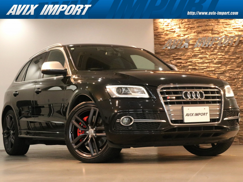 アウディ SQ5 V6ｽｰﾊﾟｰﾁｬｰｼﾞｬｰ 8速AT 専用外装色＆ｴｸｽﾃﾘｱ 黒/赤ﾅｯﾊﾟﾚｻﾞｰPKG ｼｰﾄﾋｰﾀｰ ｶｰﾎﾞﾝｲﾝﾃﾘｱ MMIﾅﾋﾞ Bｶﾒﾗ＆ﾊﾟｰｷﾝｸﾞｴｲﾄﾞ ｸﾙｺﾝ 電動Rｹﾞｰﾄ 赤ｷｬﾘﾊﾟｰ 純正OP21AW