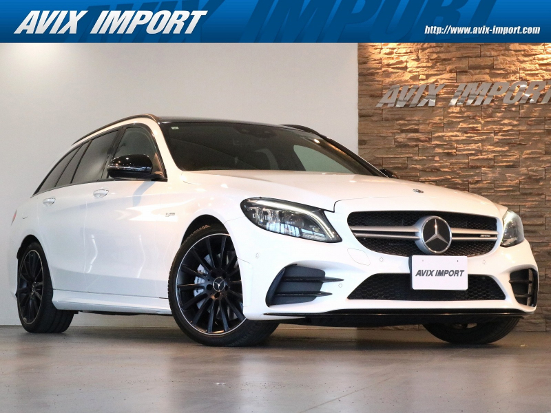 AMG Cクラス C43 4MATIC ｽﾃｰｼｮﾝﾜｺﾞﾝ V6ﾂｲﾝﾀｰﾎﾞ 後期型 ﾊﾟﾉﾗﾐｯｸSR 黒革 ｼｰﾄﾋｰﾀｰ 純正HDDﾅﾋﾞ地ﾃﾞｼﾞ Burmesterｻｳﾝﾄﾞ Apple CarPlay Bｶﾒﾗ＆PTS HUD＆ﾚｰﾀﾞｰｾｰﾌﾃｨPKG ﾏﾙﾁﾋﾞｰﾑLED 電動Rｹﾞｰﾄ 専用19AW