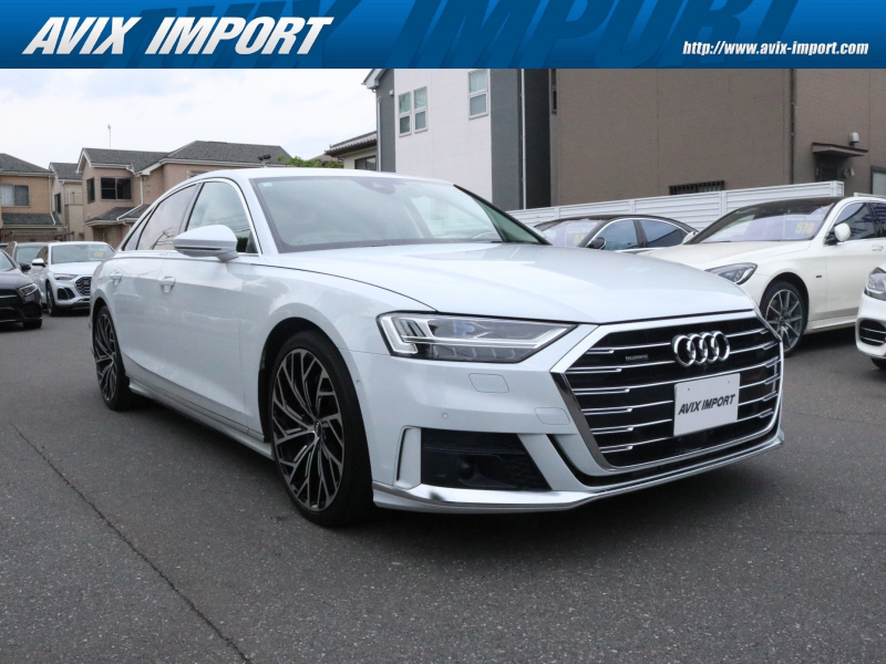アウディ A8 55TFSI quattro ｽﾎﾟｰﾂPKG 右H正規D車 ｺﾝﾌｫｰﾄPKG 黒革 ｼｰﾄﾋｰﾀｰ＆ﾍﾞﾝﾁﾚｰﾀｰ MMIﾅﾋﾞ Bang＆Olufsen 3Dﾋﾞｭｰ全周ｶﾒﾗ＆HUD ｱﾀﾞﾌﾟﾃｨﾌﾞDｱｼｽﾄ HDﾏﾄﾘｸｽLED＆ﾚｰｻﾞｰﾗｲﾄPKG ﾊﾞｰﾁｬﾙCP 純正OP21AW