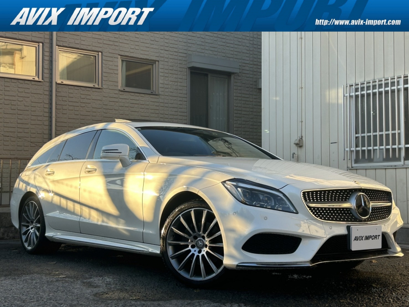 メルセデスベンツ CLS CLS220BT AMGﾗｲﾝ shooting brake 後期型 ｶﾞﾗｽSR 黒革 ｼｰﾄﾋｰﾀｰ 純正ﾅﾋﾞ地ﾃﾞｼﾞ Bｶﾒﾗ＆PTS ﾚｰﾀﾞｰｾｰﾌﾃｨPKG LEDﾍｯﾄﾞﾗｲﾄ 電動Rｹﾞｰﾄ ｷｰﾚｽｺﾞｰ 純正19ｲﾝﾁAW 禁煙