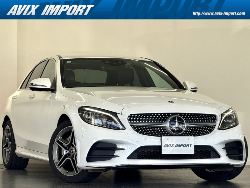 メルセデスベンツ Cクラス C220d AVG AMGﾗｲﾝ 後期型 右H正規D車 黒革 ｼｰﾄﾋｰﾀｰ 純正HDDﾅﾋﾞ地ﾃﾞｼﾞ Car Play Bｶﾒﾗ＆PTS ﾚｰﾀﾞｰｾｰﾌﾃｨPKG AIR BODY CONTROLｻｽﾍﾟﾝｼｮﾝ 純正18ｲﾝﾁAW 禁煙