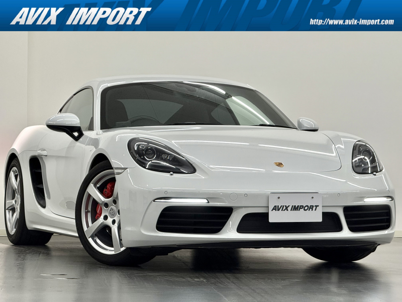 ポルシェ ケイマン 718 ｹｲﾏﾝ S 右H 正規D車 7速PDK ｽﾎﾟｰﾂｸﾛﾉPKG 黒革 14Wayﾊﾟﾜｰｼｰﾄ ｼｰﾄﾋｰﾀｰ 純正ﾅﾋﾞ Bｶﾒﾗ PAS ｴﾝﾄﾘｰD ﾊﾞｲｷｾﾉﾝHL(PDLS) ﾎﾜｲﾄﾒｰﾀｰ 電格ﾐﾗｰ ｽﾎﾟｰﾂﾃｰﾙﾊﾟｲﾌﾟ PASMｽﾎﾟｰﾂｼｬｼｰ 赤ｷｬﾘﾊﾟｰ 純正19ｲﾝﾁAW 禁煙 1ｵｰﾅｰ