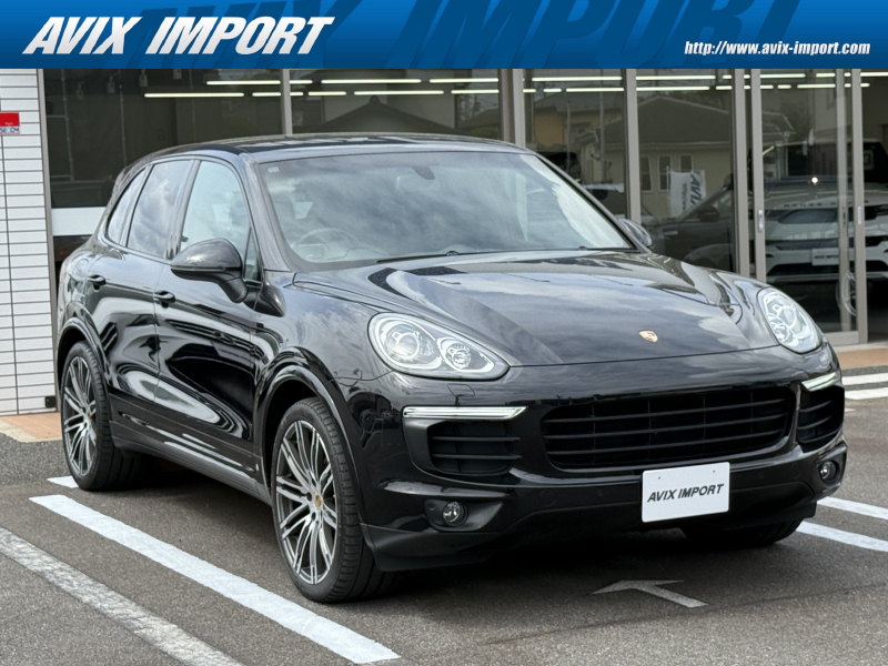 ポルシェ カイエン 特別仕様車ﾌﾟﾗﾁﾅED 後期型 右H正規D車  黒半革 ｸﾚｽﾄｴﾝﾎﾞｽ加工 8Wayﾊﾟﾜｰｼｰﾄ ｼｰﾄﾋｰﾀｰ ｱﾅﾛｸﾞ時計 PCMﾅﾋﾞ 地ﾃﾞｼﾞ BOSE Bｶﾒﾗ＆PAS ｸﾙｺﾝ ﾊﾞｲｷｾﾉﾝHL(PDLS) 電動Rｹﾞｰﾄ ｴﾝﾄﾘｰD PASMｴｱｻｽ 純正21ｲﾝﾁAW 禁煙
