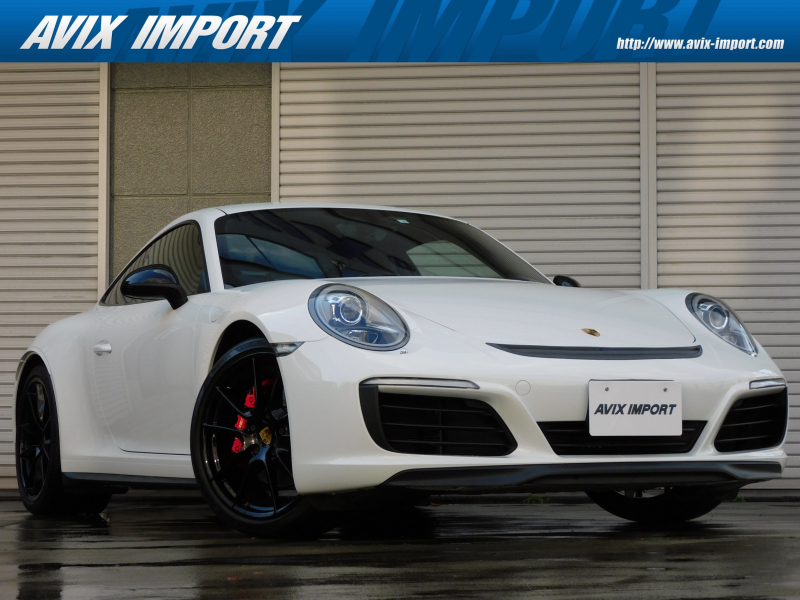 ポルシェ 911(Type991.2) ｶﾚﾗ4 後期型 右H正規D車 水平対向6気筒ﾂｲﾝﾀｰﾎﾞ 7速PDK 黒革 ｼｰﾄﾋｰﾀｰ PCMﾅﾋﾞ 地ﾃﾞｼﾞ Bｶﾒﾗ 電動格納ﾐﾗｰ PASM 社外可変ﾊﾞﾙﾌﾞ付ﾏﾌﾗｰ 赤ｷｬﾘﾊﾟｰ 純正20ｲﾝﾁAW(ﾌﾞﾗｯｸ)