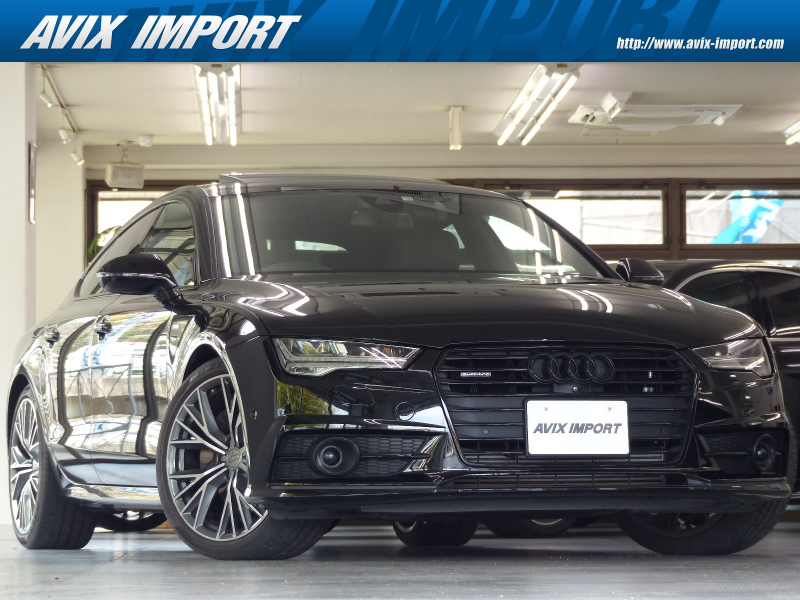 アウディ A7 ｽﾎﾟｰﾂﾊﾞｯｸ 後期最終型 2.0TFSIｸﾜﾄﾛ Sﾗｲﾝ&ｱｼｽﾀﾝｽ&PｱｼｽﾄP 黒革 SR MMIﾅﾋﾞ地ﾃﾞｼﾞF&Bｶﾒﾗ BOSEｻｳﾝﾄﾞ 前後席Sﾋｰﾀｰ ﾏﾄﾘｸｽLEDﾗｲﾄ 電動Rｹﾞｰﾄ Pｱｼｽﾄ ﾊｲﾋﾞｰﾑｱｼｽﾄ ACC ﾚｰﾝｷｰﾌﾟ Wｴｱｺﾝ 分割可倒式ｼｰﾄ Sﾗｲﾝｴｱﾛ&OP20AW 禁煙 右H