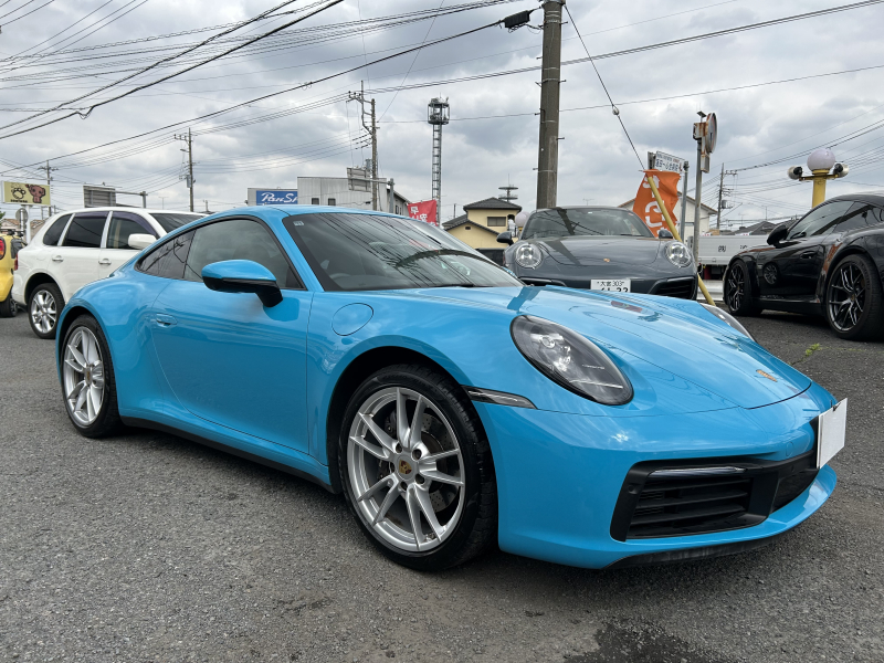 ポルシェ 911(Type991.2) カレラ　スポーツクロノパッケージ　右H　PDK 　マイアミブルー
