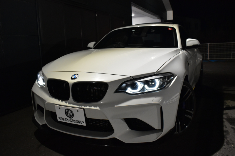 BMW Mシリーズ M2 MDCT 7速DCT LCI後期 ｾﾚｸﾄP ｻﾝﾙｰﾌ ﾊｰﾏﾝｶｰﾄﾞﾝ ﾋｰﾀｰ付黒革 LEDﾍｯﾄﾞﾗｲﾄ&ﾃｰﾙ ﾀｯﾁﾊﾟﾈﾙHDDﾅﾋﾞ Bｶﾒﾗ ﾘｱPDC 19AW 車線逸脱&歩行者警告 衝突軽減ﾌﾞﾚｰｷ ｶｰﾎﾞﾝｲﾝﾃﾘｱ ﾌﾙｾｸﾞ 2年保証