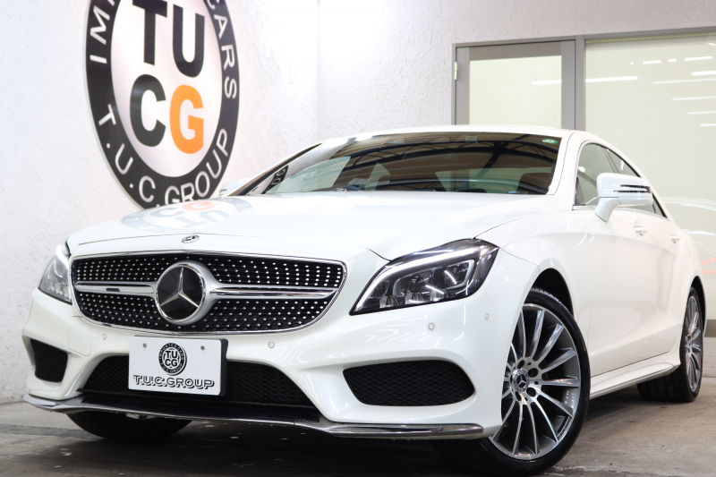 メルセデスベンツ CLS CLS220d AMGﾗｲﾝ ﾚｰﾀﾞｰｾｰﾌﾃｨPKG　後期 ｷｰﾚｽｺﾞｰ 黒本革 全ｼｰﾄﾋｰﾀｰ HDDﾅﾋﾞTV BT音楽 ｽﾏﾎ連携 ﾊﾞｯｸｶﾒﾗ PTS LEDﾗｲﾄ 自動ﾄﾗﾝｸ AMGｴｱﾛ&19AW ｴｱｻｽ 7AT　2年保証