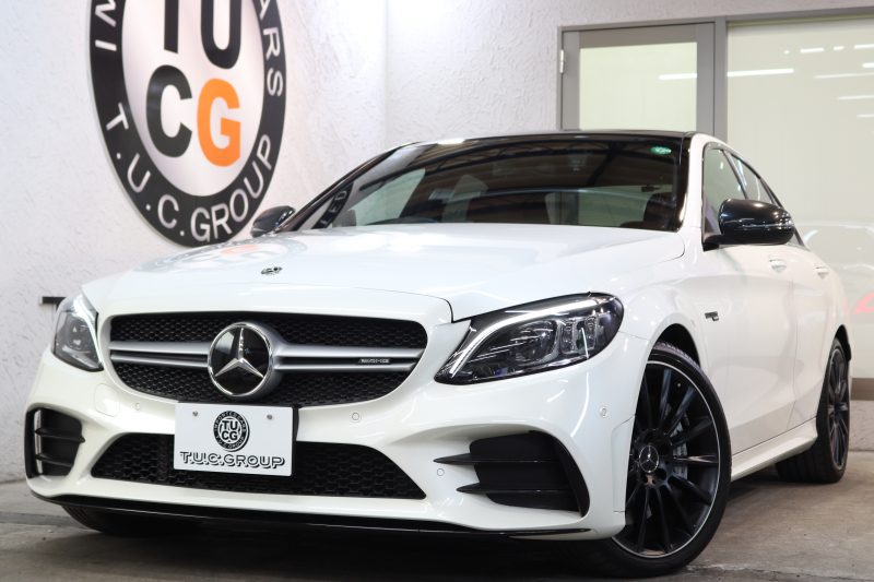 AMG Cクラス C43 4MATIC ﾚｰﾀﾞｰｾｰﾌﾃｨPKG　後期 MEｺﾈｸﾄ ｷｰﾚｽｺﾞｰ 赤本革 ﾊﾟﾉﾗﾏSR ﾍｯﾄﾞｱｯﾌﾟD HDDﾅﾋﾞTV ｽﾏﾎ連携 ﾌﾞﾙﾒｽﾀｰ ﾊﾞｯｸｶﾒﾗ PTS LEDﾗｲﾄ ﾌｯﾄﾄﾗﾝｸOP AMG専用装備&ﾁｭｰﾆﾝｸﾞAMGﾗｲﾄﾞｺﾝﾄﾛｰﾙｻｽ  9AT　2年保証