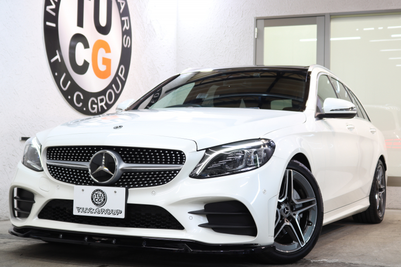 メルセデスベンツ Cクラス C200 ｽﾃｰｼｮﾝﾜｺﾞﾝ AVG AMGﾗｲﾝ ﾚｻﾞｰｴｸｽｸﾙｰｼﾌﾞ& ﾚｰﾀﾞｰｾｰﾌﾃｨPKG　後期 BSG搭載 ｷｰﾚｽｺﾞｰ 黒本革 ｼｰﾄﾋｰﾀｰ ﾍｯﾄﾞｱｯﾌﾟD HDDﾅﾋﾞTV ｽﾏﾎ連携 ﾌﾞﾙﾒｽﾀｰ Bｶﾒﾗ PTS ﾌｯﾄﾄﾗﾝｸOP AMGｴｱﾛ&18AW ｴｱｻｽ  9AT　2年保証