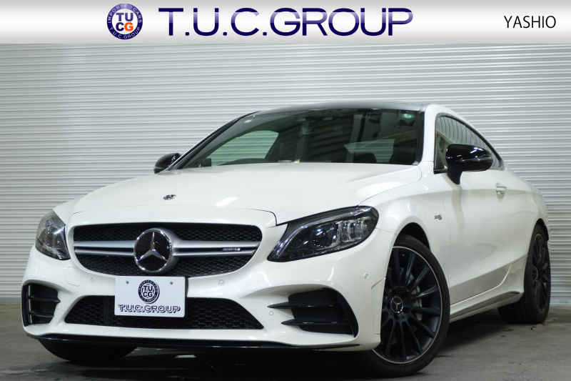AMG Cクラス C43 4MATIC ｸｰﾍﾟ ﾚｰﾀﾞｰSP　 1ｵｰﾅｰ 黒革 ｼｰﾄﾋｰﾀｰ ﾊﾟﾉﾗﾏSR 純正ﾅﾋﾞ ﾌﾙｾｸﾞTV CarPlay HUD Burmester Bｶﾒﾗ ﾏﾙﾁﾋﾞｰﾑLED  AMGｻｽﾍﾟﾝｼｮﾝ AMGﾄﾗﾝｸｽﾎﾟｲﾗｰﾘｯﾌﾟ AMGｴｸﾞｿﾞｰｽﾄｼｽﾃﾑ 19ｲﾝﾁAW　2年保証