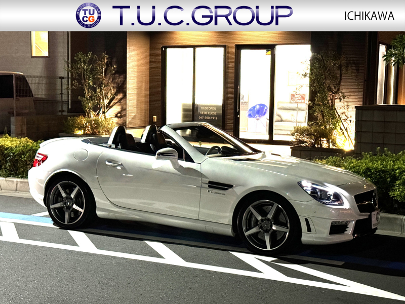 AMG SLKクラス SLK55 AMG ﾚｰﾀﾞｰｾｰﾌﾃｨPKG　左ﾊﾝﾄﾞﾙ 422ps ｷｰﾚｽｺﾞｰ ﾏｼﾞｯｸｽｶｲR ﾅｯﾊﾟ革ｼｰﾄ ﾋｰﾀｰ&ｴｱｽｶｰﾌ 純正ﾅﾋﾞTV TVｷｬﾝｾﾗｰ Bｶﾒﾗ harman/kardon IWCｸﾛｯｸ AMGｴｱﾛ&18AW AMG強化ｻｽ&ﾌﾞﾚｰｷ AMGｽﾎﾟｰﾂｴｸﾞｿﾞｰｽﾄ　2年保証付