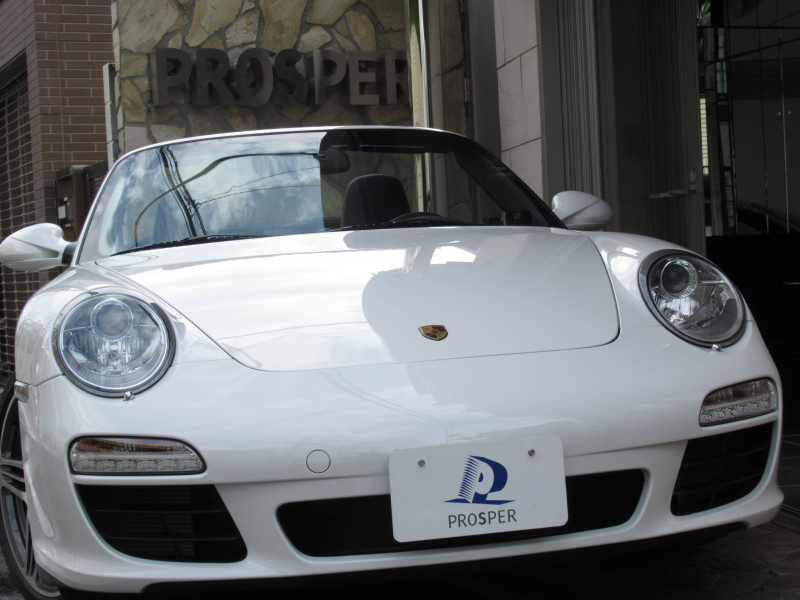 ポルシェ 911(Type997) 911  Carrera  Cabrioret  PDK  スポーツクロノPKG  正規ディーラー車  ツーオーナー  記録簿11枚  ガレージ保管  禁煙