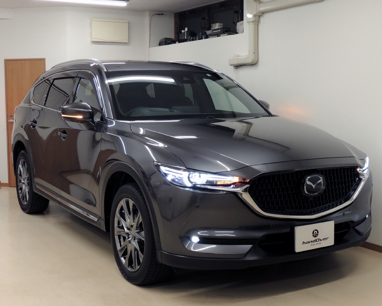 マツダ CX-8 XD　Lパッケージ　ワンオーナー　ユーザー様買取車両　ステアリングヒーター　シートヒーター　ベンチレーター　パワーバックドア　ヘッドアップディスプレイ　フロント　リアドライブレコーダー　360カメラ　ワイアレス充電