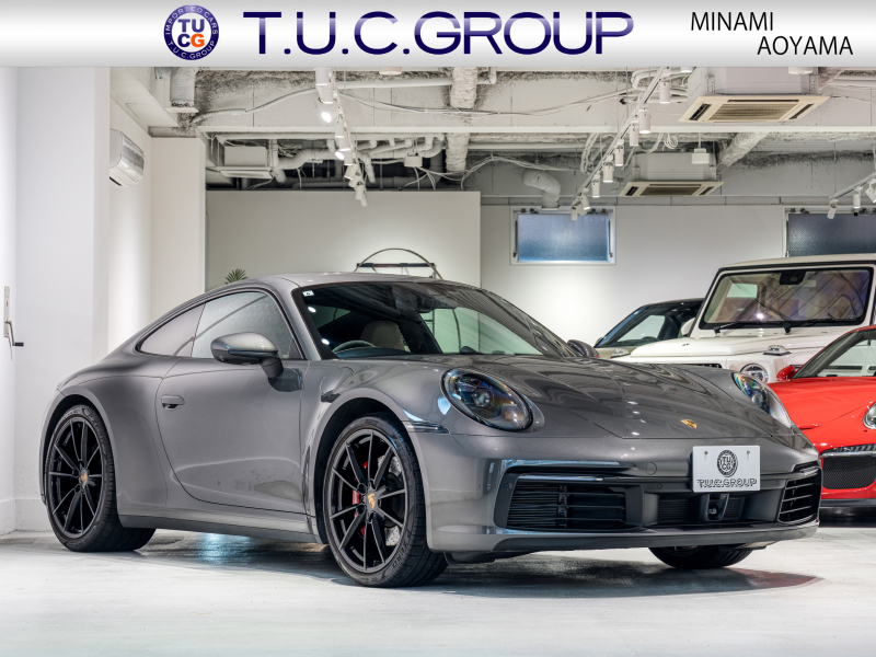 ポルシェ 911(Type992) ｶﾚﾗS　正規D車 ｴﾝﾄﾘｰﾄﾞﾗｲﾌﾞ 14wayﾍﾞｰｼﾞｭ革ｼｰﾄ 純正PCM BOSEｻｳﾝﾄﾞ ACC ｽﾎﾟｰﾂｴｷｿﾞｰｽﾄ 20&21ｲﾝﾁAW　2年保証