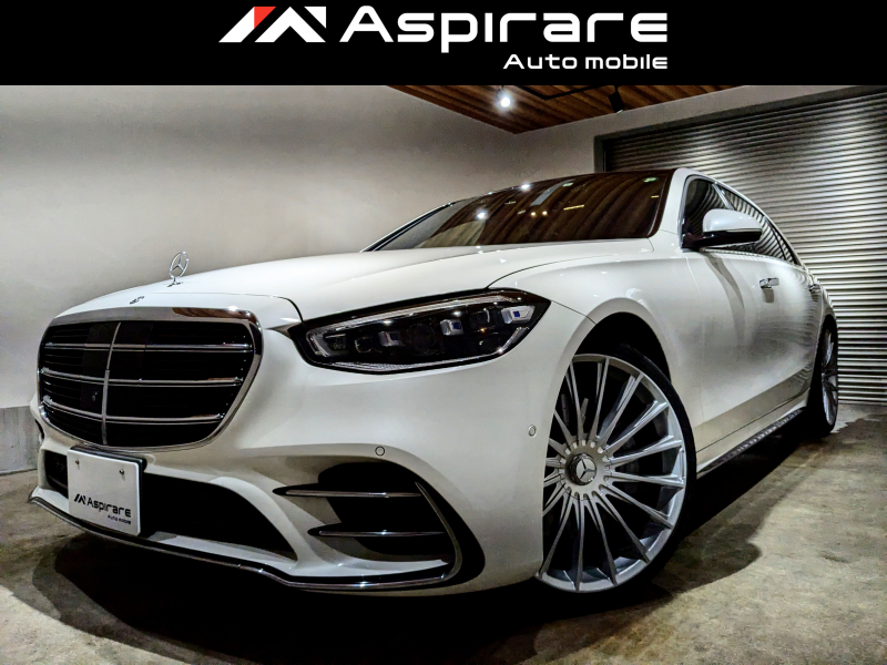 メルセデスベンツ Sクラス S400d 4マチック　ロング　AMGライン　パノラマガラスサンルーフ　MBUXマルチメディア　3Dサウンドシステム　全席シートヒーター　