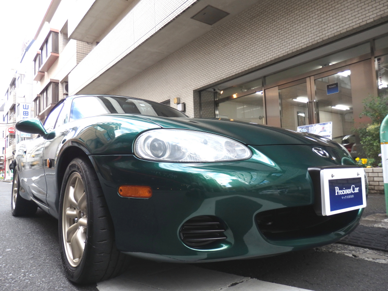 マツダ ロードスター 1.8 VS  Combination-B 4AT GraceGreen Beige-Interior LSD ABS WATANABE15AW