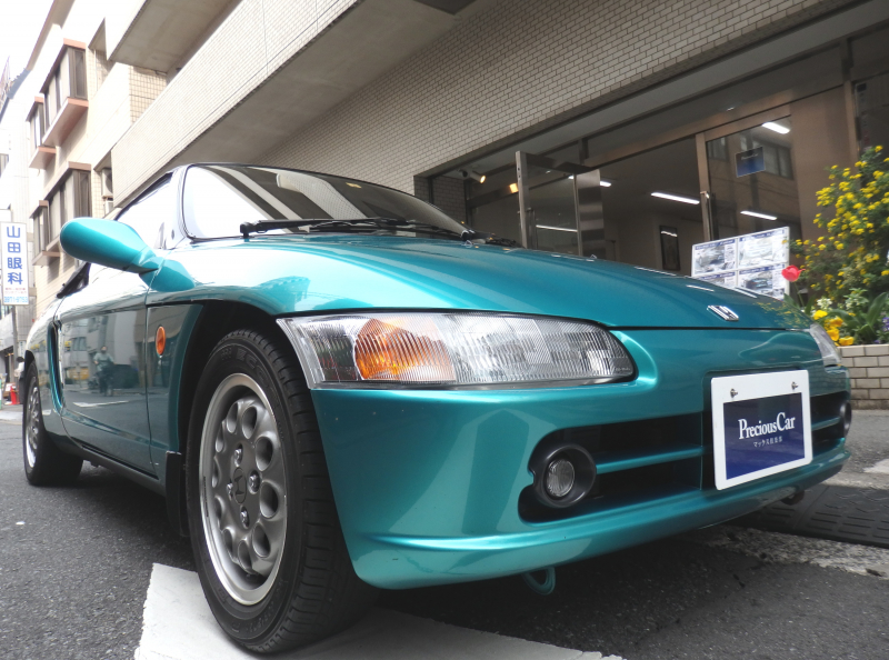 ホンダ ビート 660 Version-F AZtecs-GreenPearl 5MT PGM-F1 MTREC Full-Normal Built-inGarage