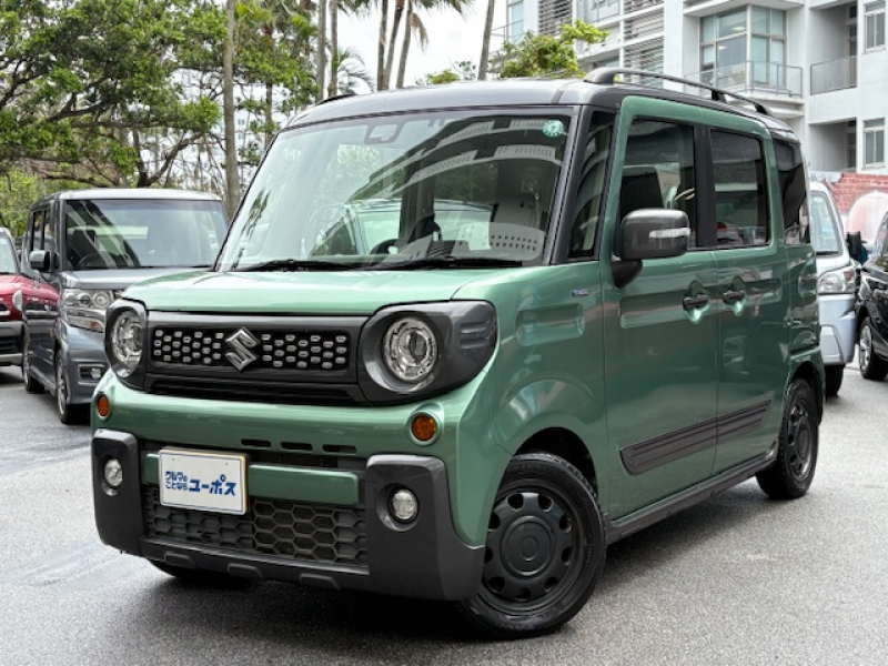 スズキ スペーシアギア ハイブリッドXZターボ　OP5年保証対象車　両側パワースライドドア　Pioneerナビ　バックモニター　前後ドラレコ