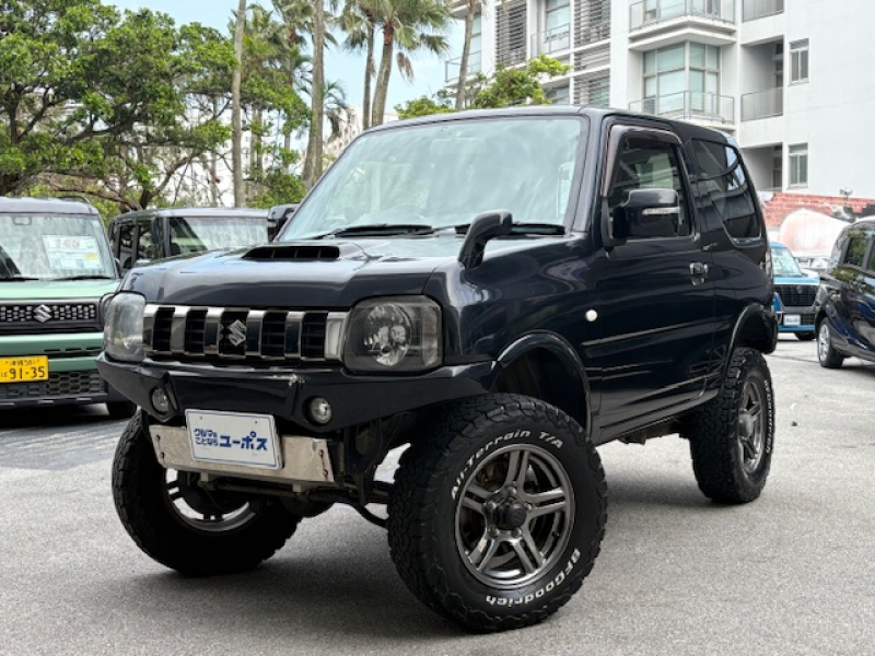 スズキ ジムニー ランドベンチャー　OP5年保証対象車　4WD　車高調　社外マフラー　社外ナビ　ETC　シートヒーター　MT車