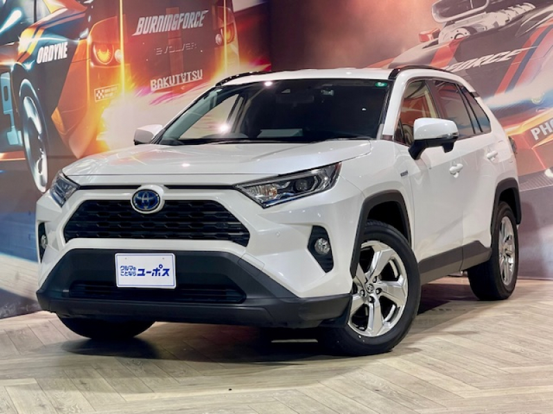 トヨタ RAV4 ハイブリッドX　OP10年保証対象車　アルパインビッグX9インチメモリーナビ（CD/DVD/BT/USB/HDMI/フルセグTV）バックカメラ　トヨタセーフティセンス　オートマチックハイビーム機能付オートLEDヘッドライト