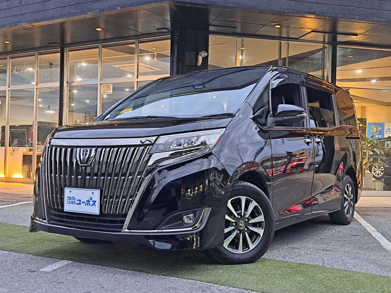 トヨタ エスクァイア Giプレミアムブラックテーラード　OP10年保証対象車　ハーフレザーシート　純正9インチナビ　両側パワースライドドア　