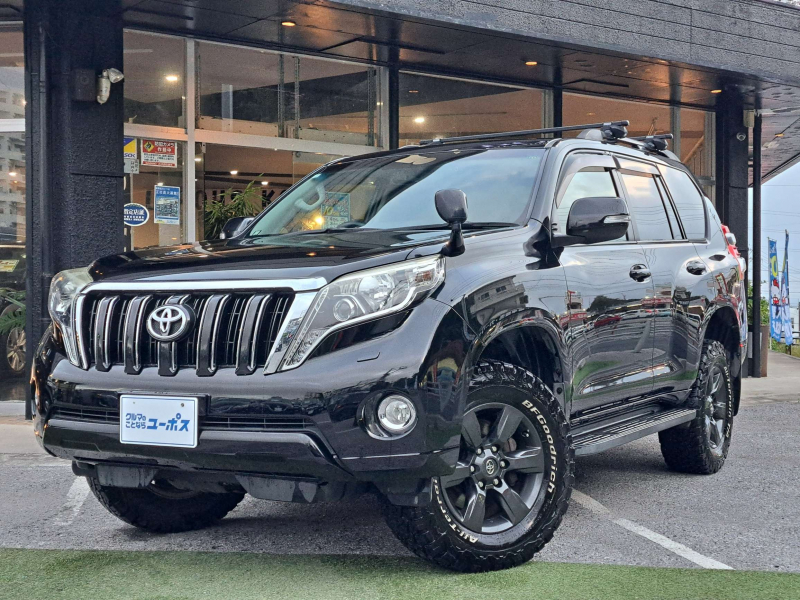 トヨタ ランドクルーザープラド TX　アルジェントクロス　純正SDナビ　純正17インチアルミホイール　オートLEDヘッドライト