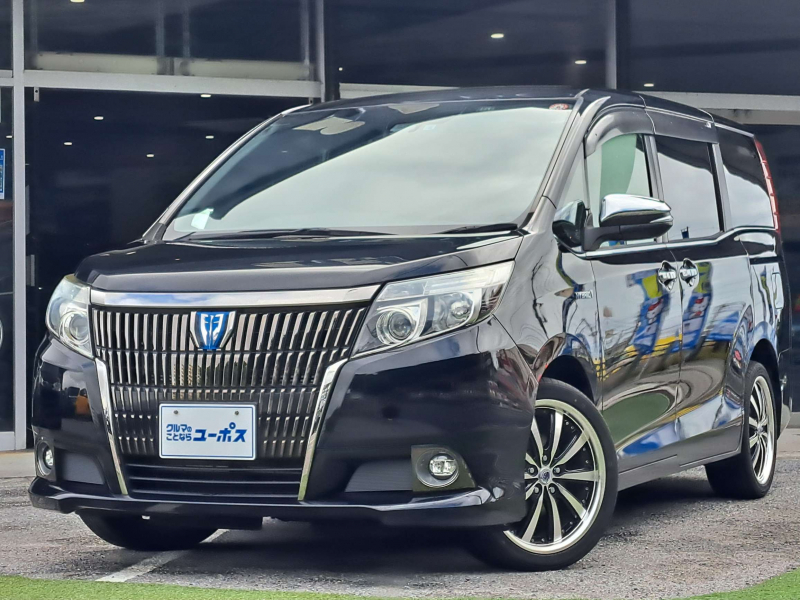 トヨタ エスクァイア ハイブリッドGiブラックテーラード  OP5年保証対象車　両側パワースライドドア　社外ナビ（Bluetooth/CD/DVD）ETC