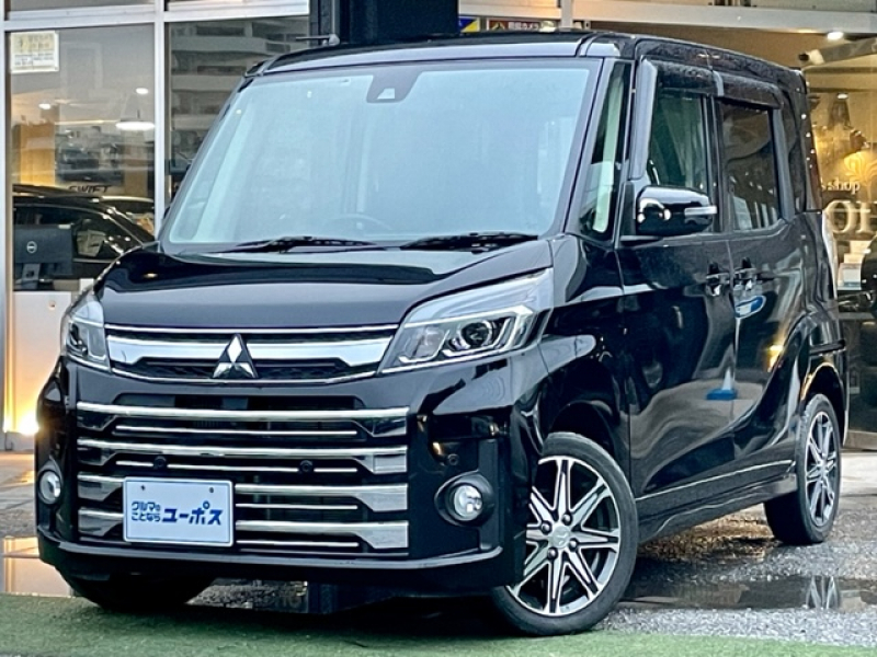 三菱 ekスペース カスタムT セーフティパッケージ OP5年保証対象車　両側パワースライドドア　前後コーナーセンサー　全周囲/バックカメラ　ETC
