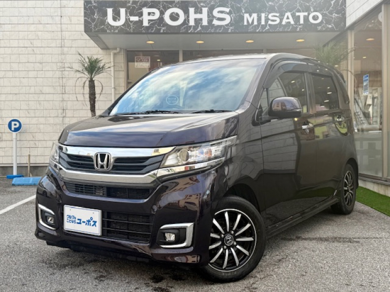 ホンダ N-WGN 県内買取直販車両　ハーフレザー調シート　クルーズコントロール　純正14インチアルミホイール