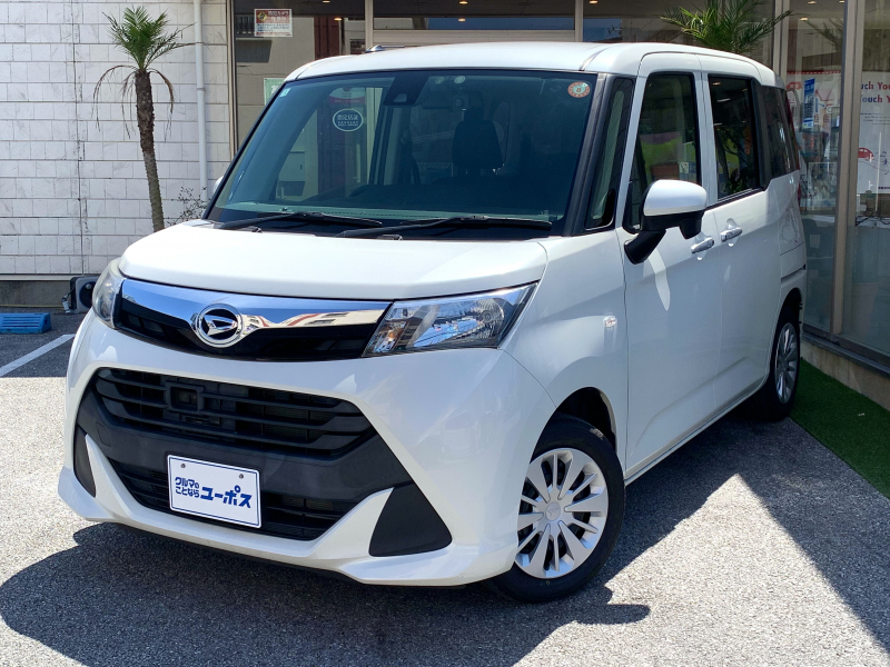 ダイハツ トール X　SAⅡ　OP5年保証対象車　走行2.7万km　ドライブレコーダー　衝突被害軽減ブレーキ　アイドリングストップ　ETC車載器　オートライト