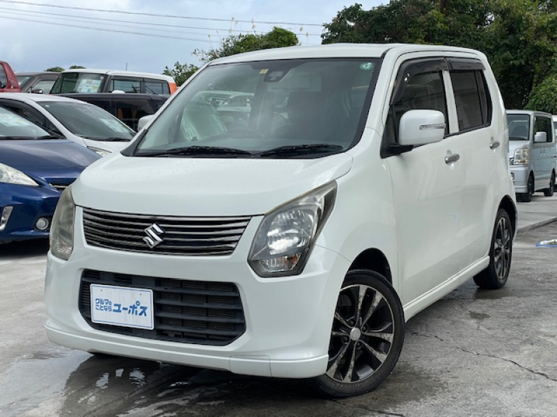 スズキ ワゴンR 20周年記念車    衝突軽減ブレーキ　横すべり防止装置　シートヒーター　7インチナビ　フルセグtv　Bluetooth　プッシュスタート　純正15インチアルミホイール