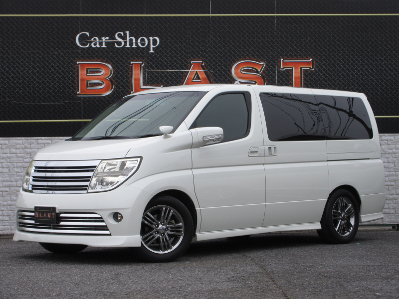 日産 エルグランド ライダー黒本革シート