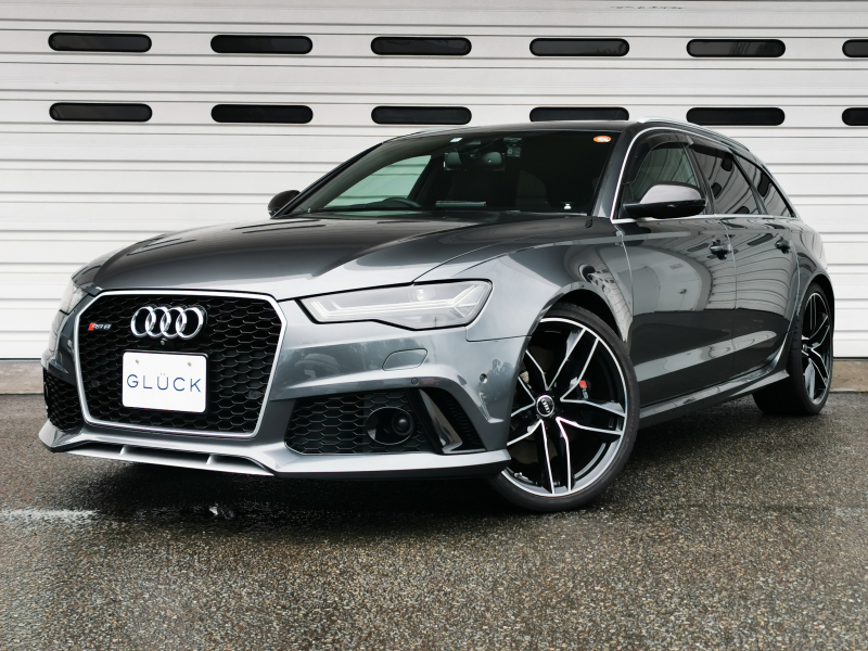 アウディ RS6アバント 4WD　1オーナー パノラマルーフ B＆Oサラウンド　21インチ5ツインスポーツハイグロスブラックAW　ヘッドアップディスプレイ　コンフォートシート　シートヒーター/ベンチレーション　　デイトナグレーPE