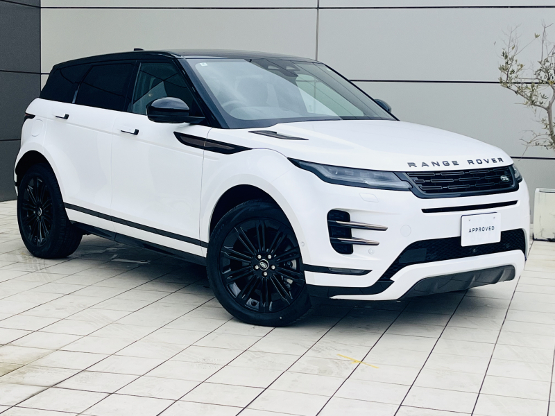 ランドローバー レンジローバー EVOQUE ダイナミックHSE1.5L P300ePHEV 4WD パノラミックルーフ 全席シートヒーター メリディアンサウンド ステアリングヒーター パワーテールゲート ヘッドアップディスプレイ アップルカープレイ/アンドロイドオート 置くだけ充電器 コールドクライメイトコンビニエンスパック
