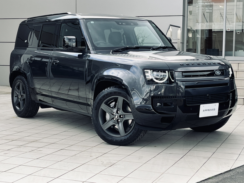 ランドローバー ディフェンダー 110X DYNAMIC SE D300 4WD 7人乗 スライディングパノラミックルーフ メリディアンサウンド シートヒーター 電子制御エアサスペンション クリアサイトリアビューミラー ステアリングヒーター 3Dサラウンドカメラ マトリックスLEDヘッドライト ブラックエクステリアパック 3ゾーンクライメイト