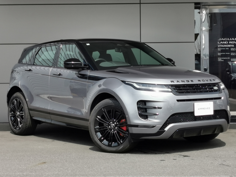 ランドローバー レンジローバー EVOQUE ダイナミックHSE1.5L P300ePHEV 4WD 1オーナー デジタルミラー パノラマルーフ コンフォートパック ウィンザーレザーインテリアシート パノラミックルーフ クリアサイトインテリアリアビューミラー 20インチ「Style1085」グロスブラック 空気清浄システムプラス
