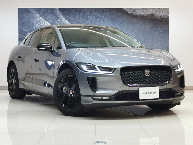 ジャガー I-PACE SE 4WD 1オーナー 電子制御エアサスペンション パノラミックルーフ 12Wayフロントパワーシート/シートヒーター付 ワイヤレスチャージング マトリックスLEDヘッドライト ブラックエクステリアパック 20インチ「style 5068」AW