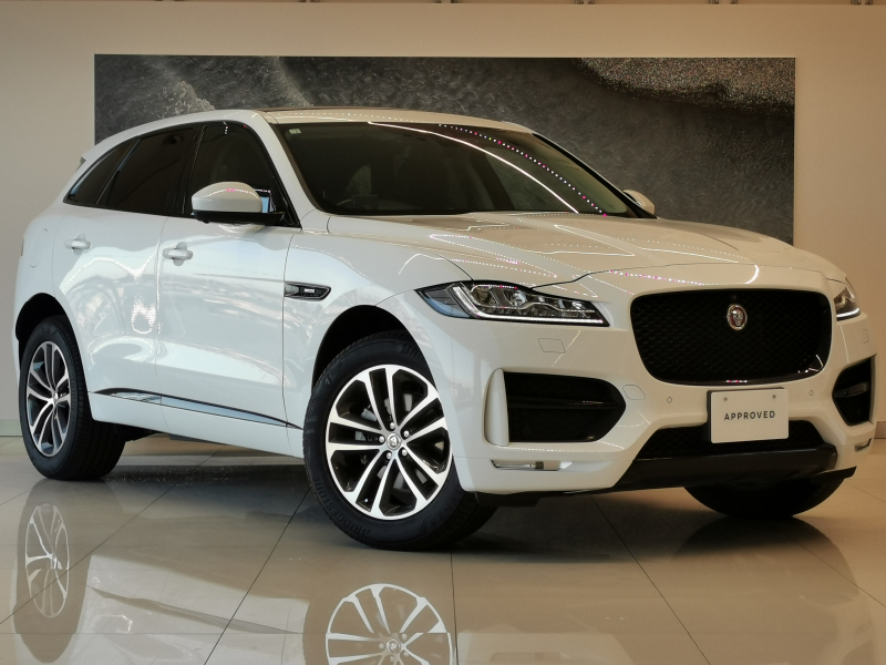 ジャガー F-PACE Rスポーツ2.0L D180 4WD スライディングパノラミックルーフ ブラックエクステリアパック トーラスレザースポーツシート パワーテールゲート サラウンドブラックトリム   ブラインドスポットモニター ジェットブラック/レッドゾーン プライバシーガラス 19インチ5スポークグレイ