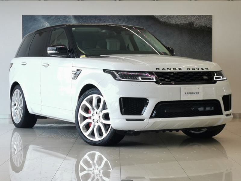 ランドローバー レンジローバーSPORT SPORT A-biographyDynamic(3.0 400PS)4WD　ドライバーアシストパック 22インチstyle5004/5スプリットスポークシルバー フロントセンターコンソールクールBOX 4ゾーンクライメートコントロール エアサスペンション パワーテールゲート